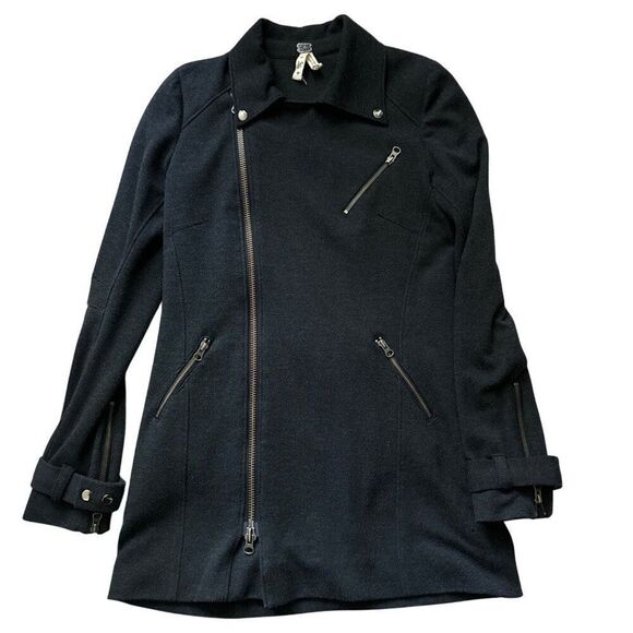 We The Free Black Womens Zip-Up Jacket Size 10 - Picture 6 of 7